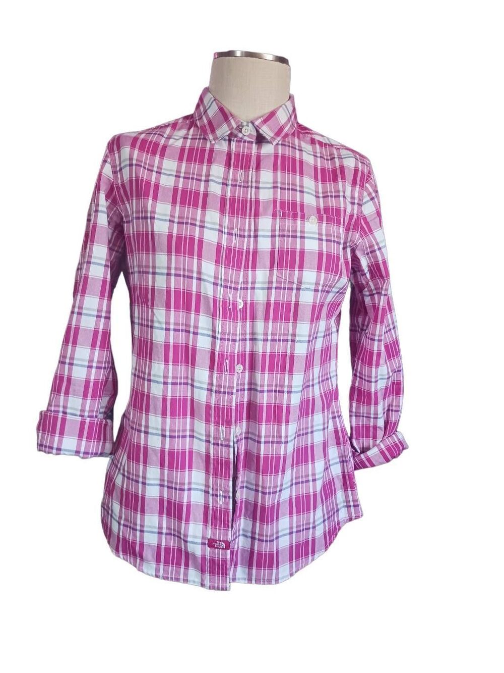 The North Face women's long sleeve Plaid button down